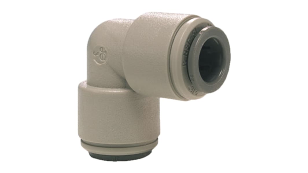 John Guest Plastic Pipe Fitting, Elbow 90° Elbow