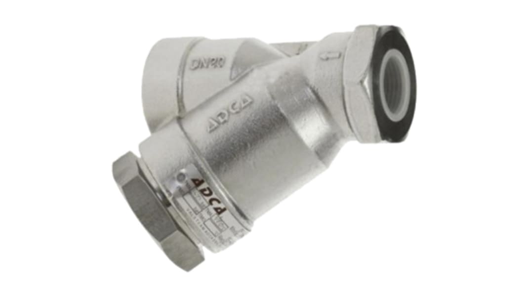 Valsteam ADCA Edelstahl Y-Sieb Sieb Luft, Öl, Wasser 3/4Zoll 27.4bar 40 bar