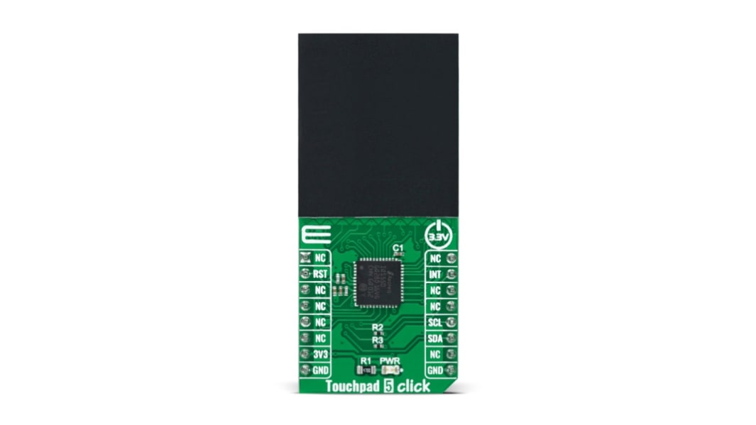 Brand-Rex MIKROE-5199, Touchpad 5 Click Capacitive Touch Screen Development Board, Display Module With IQS550