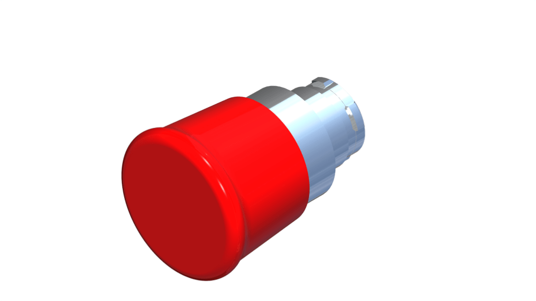 RS PRO Snap Action Emergency Stop Push Button, Panel Mount, 22.5mm Cutout, IP65