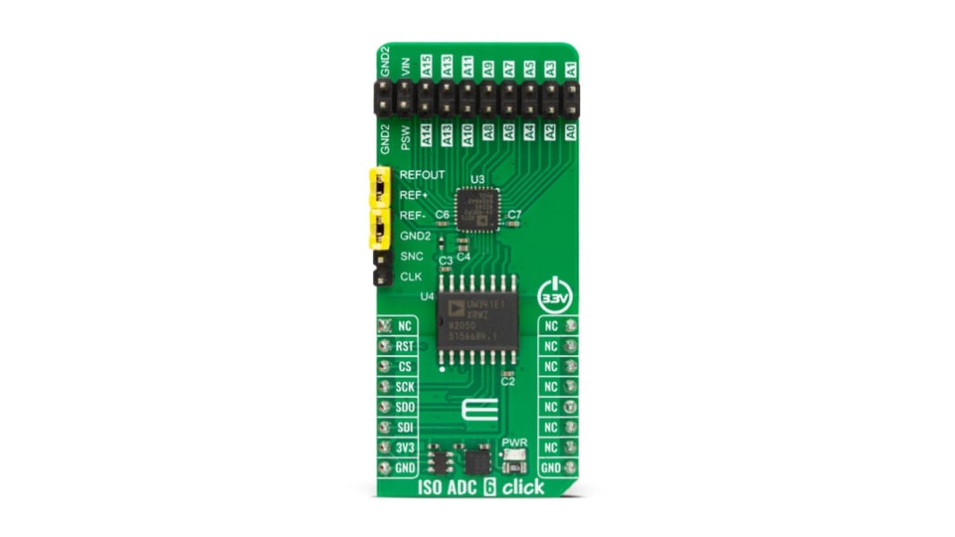 MikroElektronika 信号変換開発キット ADC Click MIKROE-5901