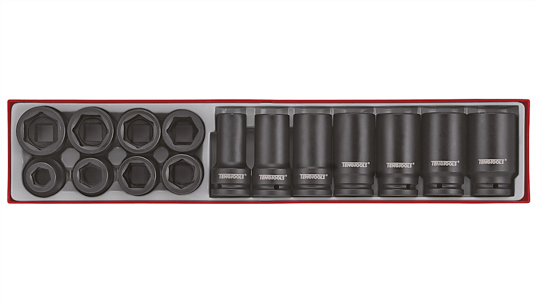 Teng Tools 3/4 Drive Impact Socket Set, 115 mm length