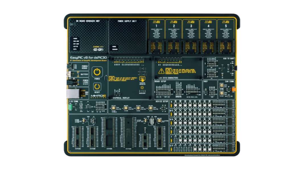 Brand-Rex EasyPIC v8 for dsPIC30 Development Board MIKROE-4511