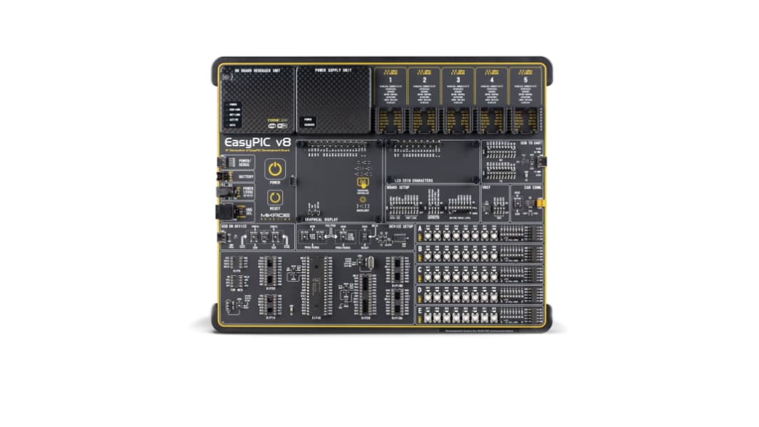Brand-Rex EasyPIC v8 Over USB-C USB Development Board MIKROE-5314