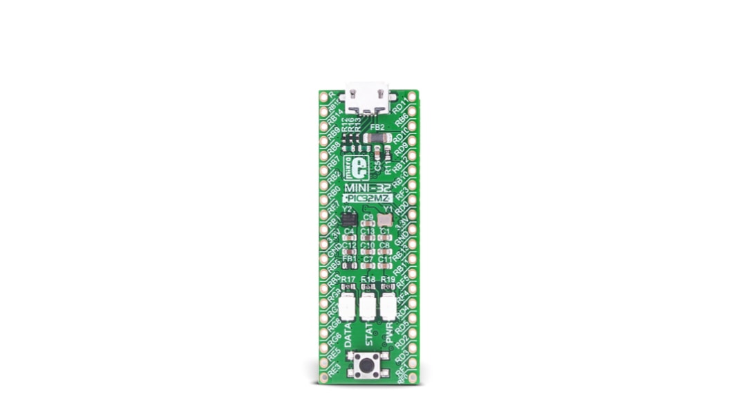 Brand-Rex マイクロコントローラ開発ツール, 開発 ボード, MINI-32 For PIC32MZ, マイクロコントローラ, MIKROE-2802