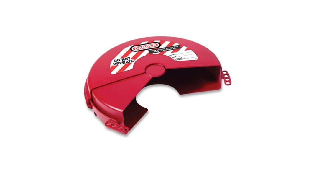 Master Lock Zenex-Thermoplast Halter Typ Armaturabsperrung, Rot