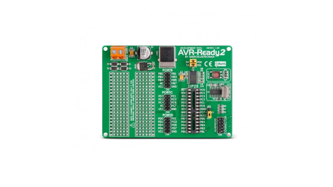 Brand-Rex AVR-Ready2 Board Mikrocontroller Print MIKROE-417