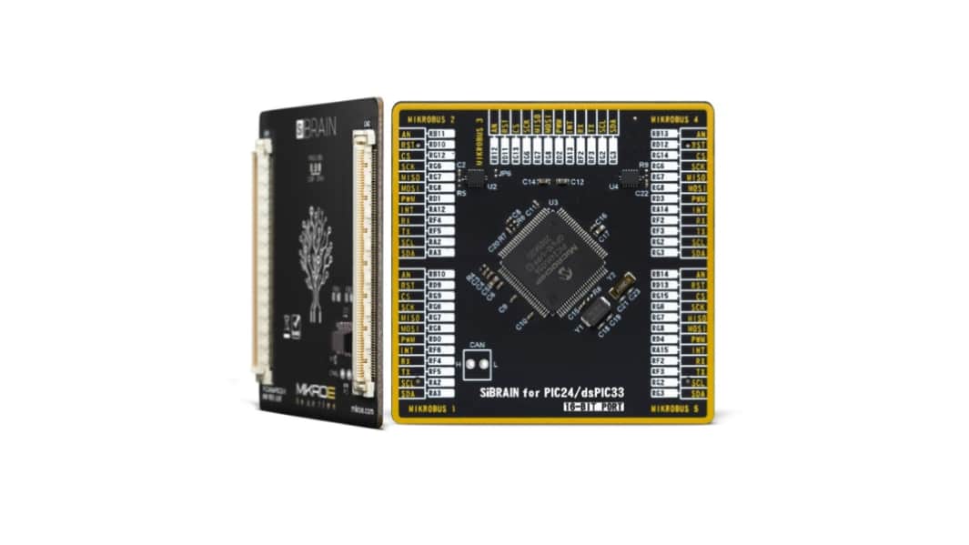 Brand-Rex SiBRAIN For PIC24HJ256GP610 Mikrocontroller Udviklingskort MIKROE-4691