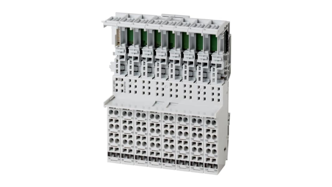4 connection spring  loaded term. Block