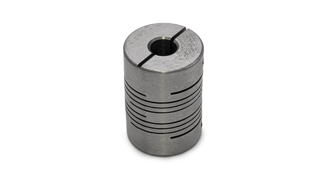 RS PRO Beam Coupling, 20mm Outside Diameter, 6mm Bore, 28mm Length Flexible Beam Coupling