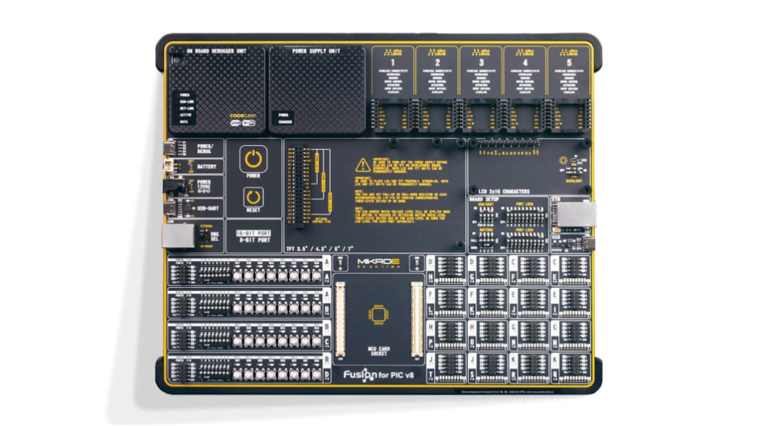 Brand-Rex Fusion For PIC v8 Udviklingskort MIKROE-5334