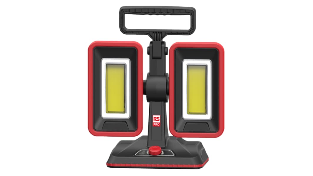 Eclairage de chantier industriel LED COB RS PRO 60 W, 5 700 lm, 14,8 V, IP54