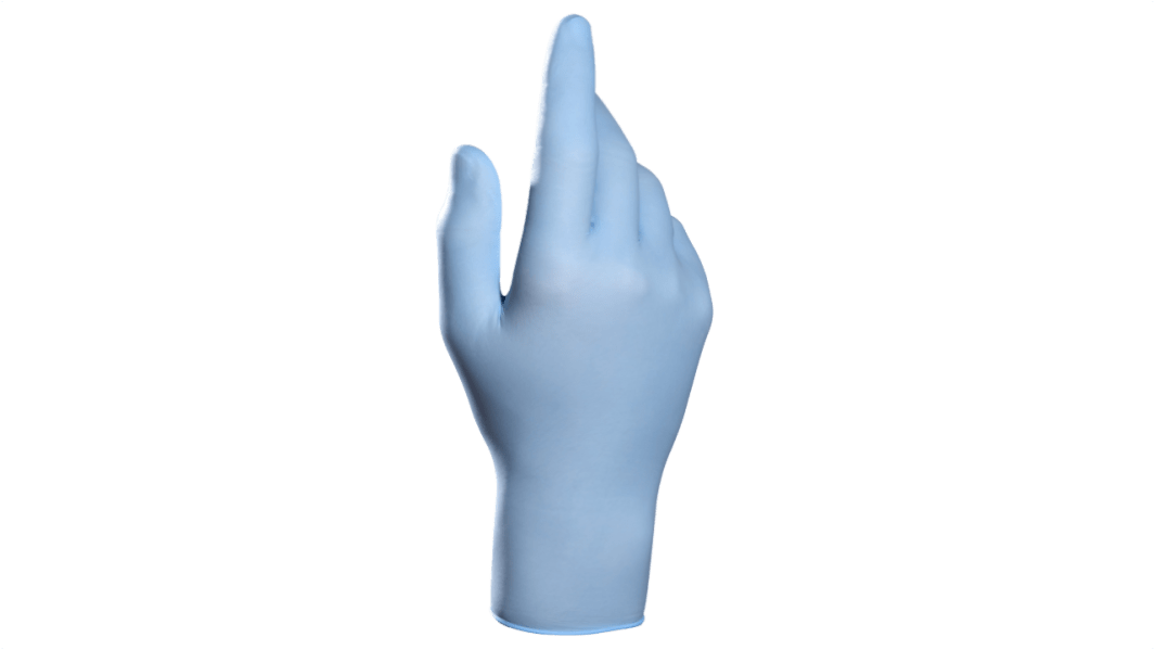 Gants de manutention Mapa SOLO 967, Taille 6, 50 Paires, Bleu clair