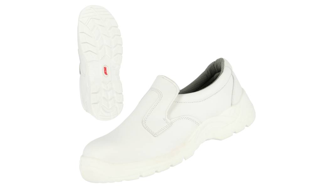 NITRAS SAFETY 7250 Unisex White Steel Safety Shoes, UK 7 1/2, EU 41