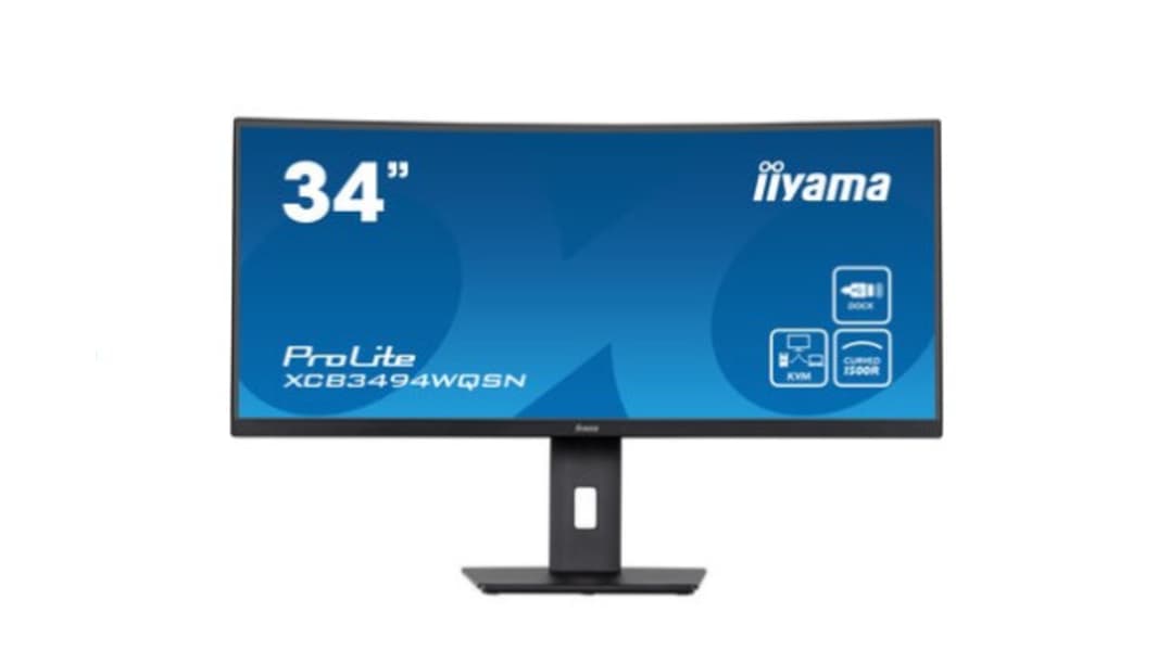 iiyama ProLite 34in LCD Monitor, 3440 x 1440
