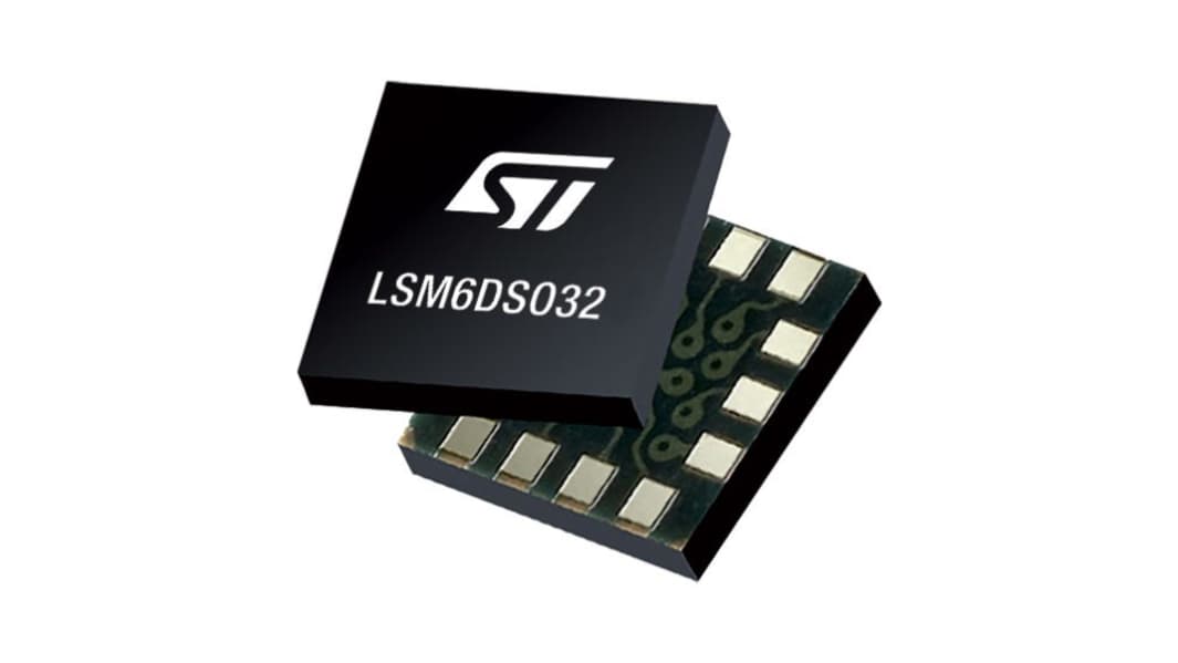 STMicroelectronics 6-Axis Surface Mount Sensor, LGA-14L, I2C, MIPI I3CSM, SPI, 14-Pin