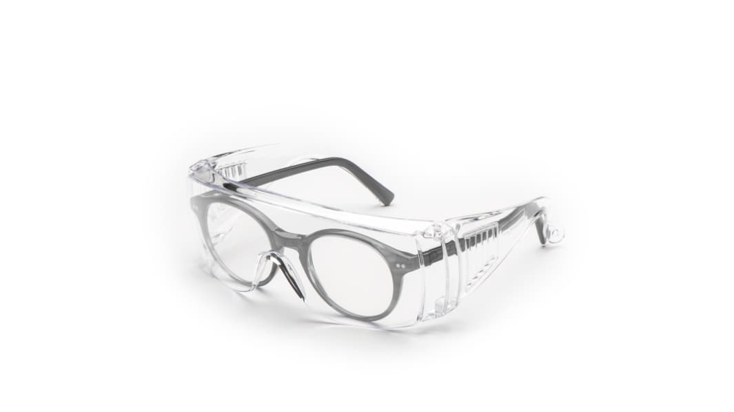 Univet 520 UV Safety Glasses, Clear Polycarbonate Lens