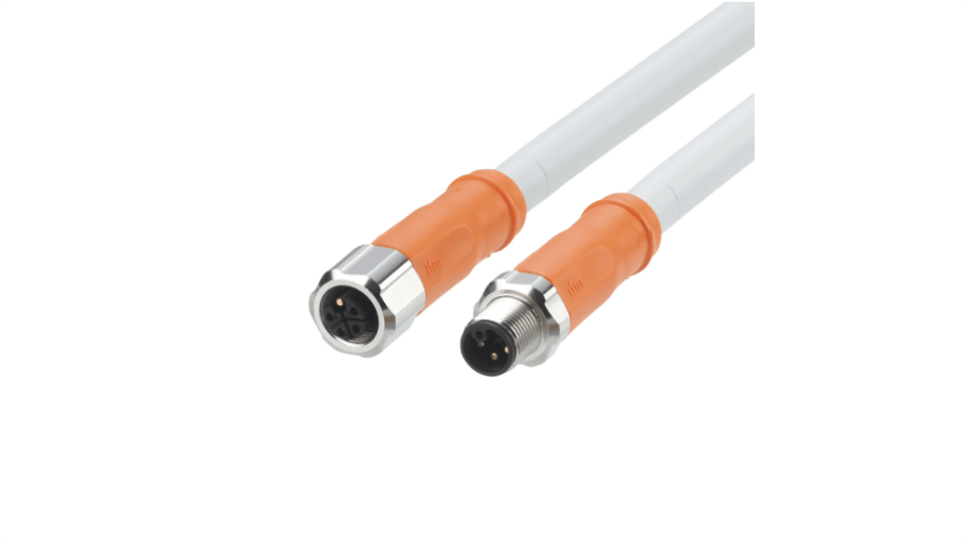 ifm electronic, Power, 500mm 5 Core, Grey Polyurethane PUR Power Cable