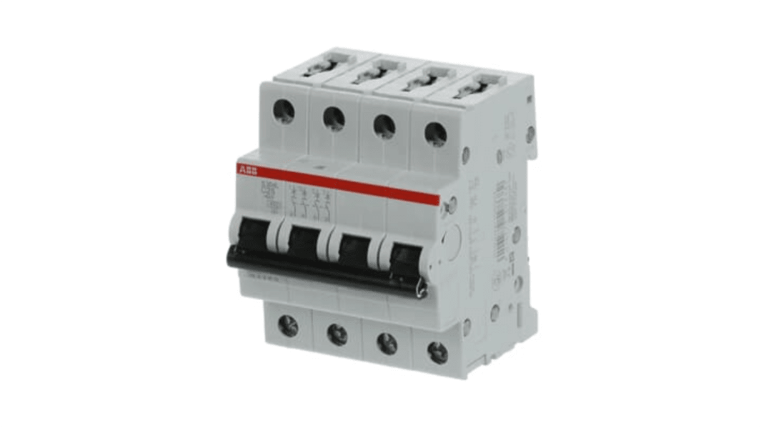 Interruttore magnetotermico ABB, 4P 25A 6 kA, Tipo C
