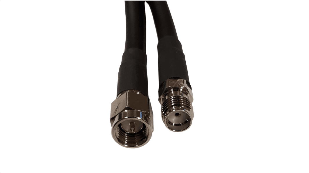 Siretta ASMA Series Male SMA to Female SMA, 500mm, RG174 Coaxial, Terminated