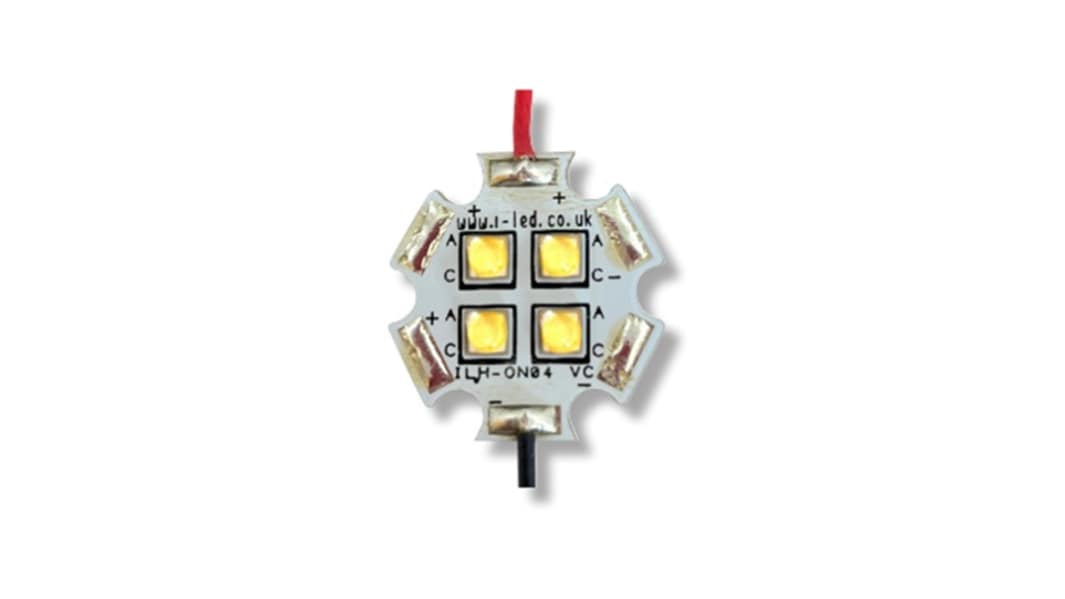 LED Vert, Vissé, 4 LEDs, 9,2 → 12,4 V