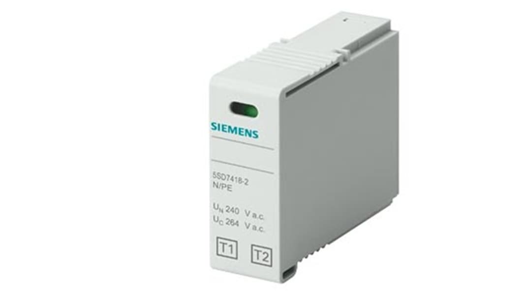 Siemens Surge Protector, 50kA, 264V (Volts), Plug In Mount