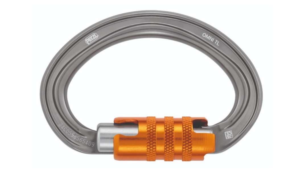 Petzl Aluminium 22mm Schraubbefestigung 15kN Karabiner