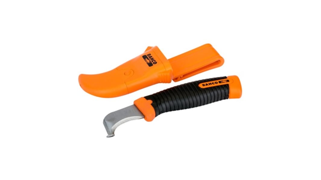 Fixe Bahco 2446 en Métal manche Plastique Couteau