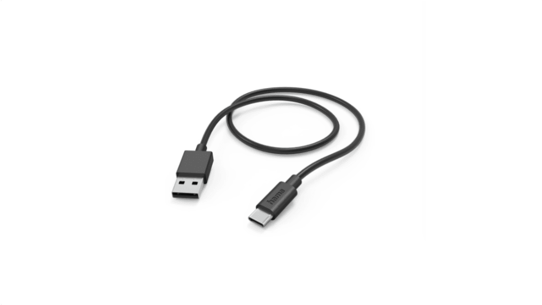 Hama USB-kábel, USB A - USB C, 1m