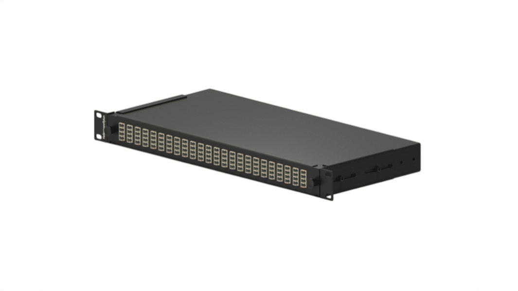 Panneau de brassage HellermannTyton Connectivity, 96 ports, Connecteur LC, Duplex, Multimode