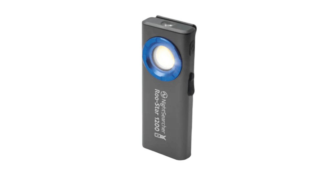 Nightsearcher Rechargeable LED Work Light, 1200, USB-C Plug, 3.7 V, IP54