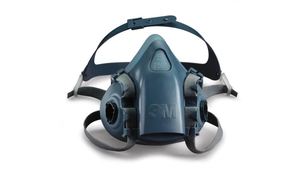 3M 7000077080 Series Half-Type Respirator Mask, Size M
