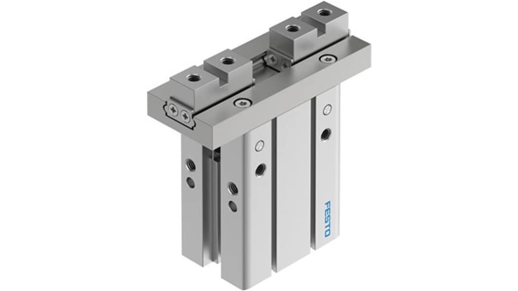Festo 2 Finger Double Action Pneumatic Gripper, DHPC-32-A-NO-S-2, Parallel Gripping Type