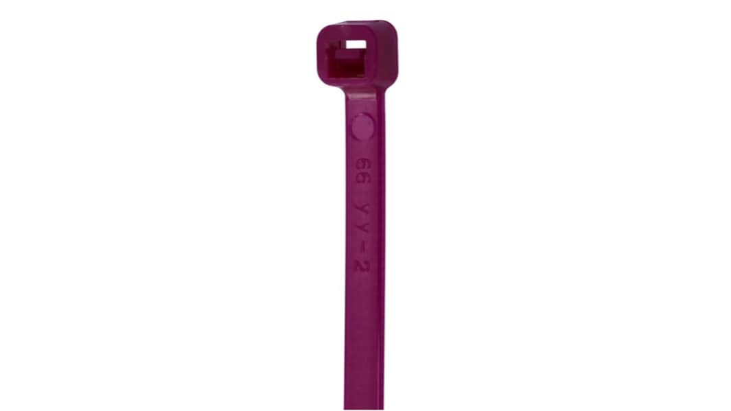 NEMIQ Nylon 66 Kabelbinder Kabelbinder Violett 3,6 mm x 203mm, 100einheiten Stück