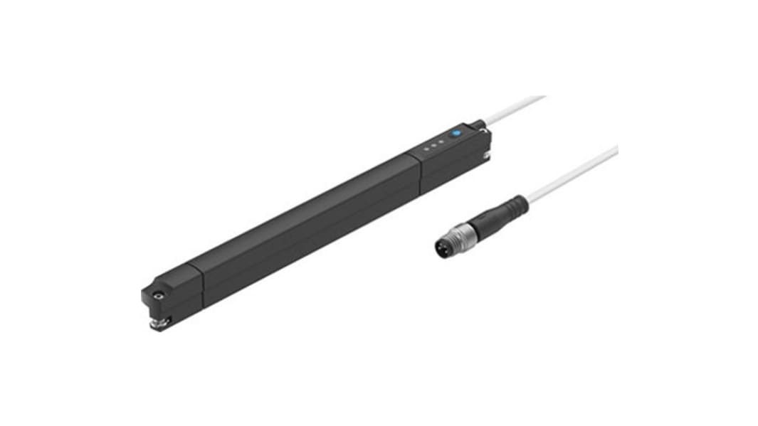 Festo Transmitter Pneumatic Cylinder Sensor, IP65, IP68, 15 → 30V dc, Manual Operation, SDAT, with LED