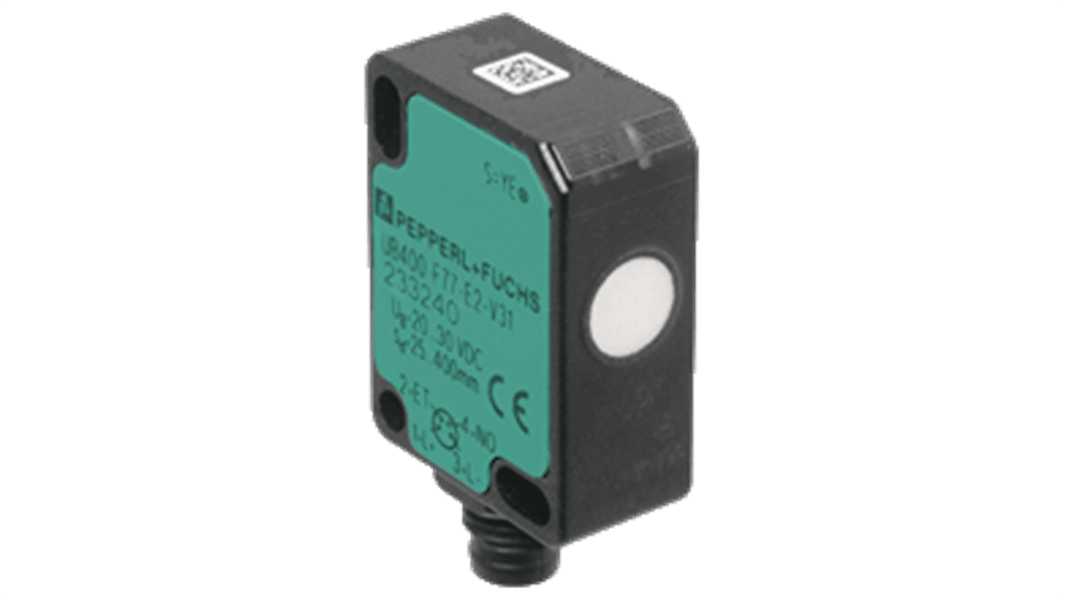 Capteur à ultrasons Pepperl + Fuchs, M8, Détection 10 → 100 mm, PNP NC, 24 V