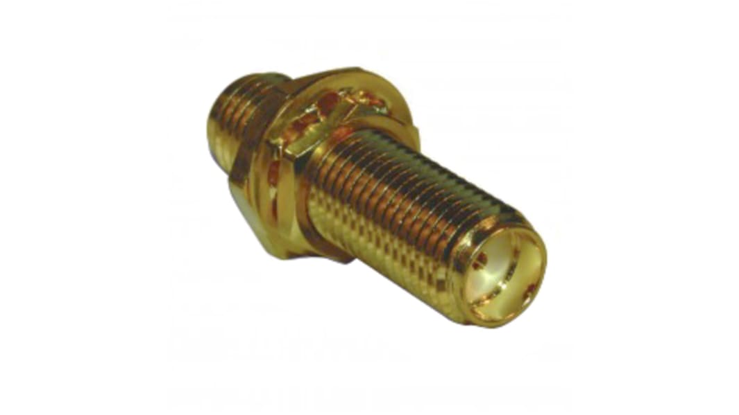 Amphenol RF Buchse Koaxialsteckverbinder SMA-Steckverbinder, Tafelmontage Löt-Anschluss, für Koaxial-Kabel, 50Ω,