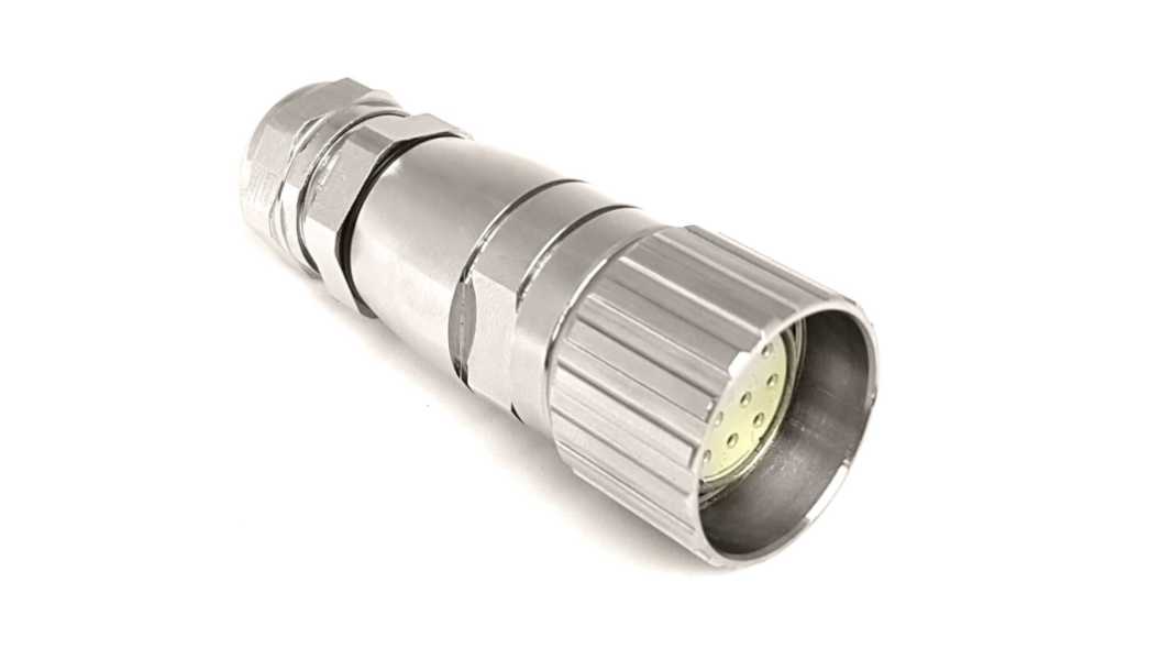 Bulgin Circular Connector, 19 Contacts, Panel Mount, M23 Connector, Socket, Female, IP67, Buccaneer M23 Series