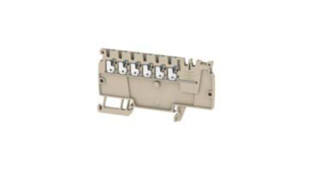 Weidmuller 1988170000 A Series Blue, 1.5mm², Single-Level, Push In Termination