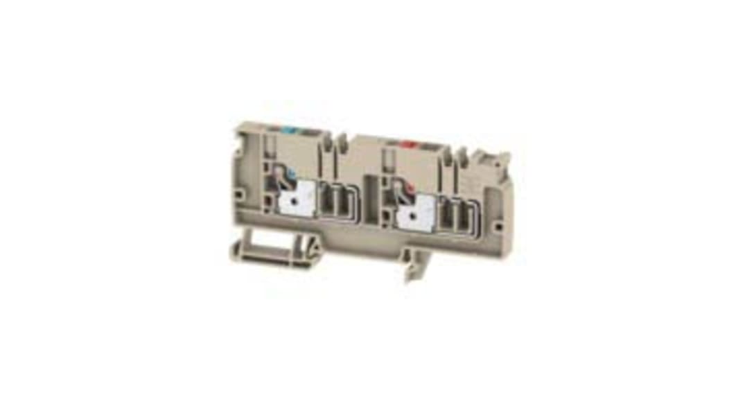 Weidmuller A DIN レール端子台, 22 → 8.AWG, 41A 250 V, プッシュイン