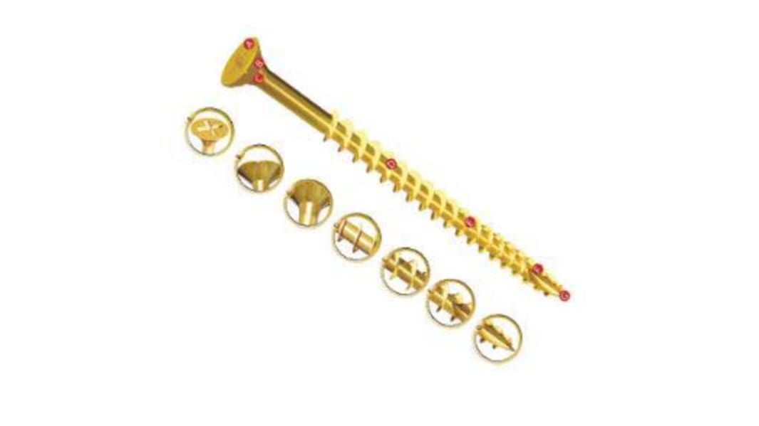 UNIFIX VORTEX Pozidriv Holzschraube, 3.5mm Stahl Senkkopf 16mm metrisch