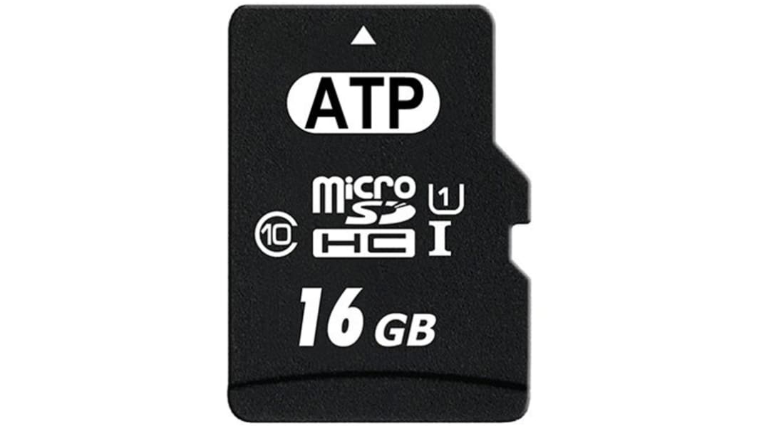 ATP 16 GB Industrial MicroSDHC Micro SD Card, Class 10, UHS-1 U1
