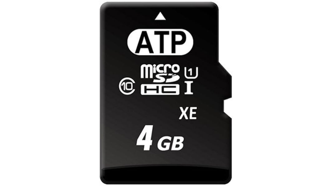ATP 4 GB Industrial MicroSDHC Micro SD Card, Class 10, UHS-1 U1