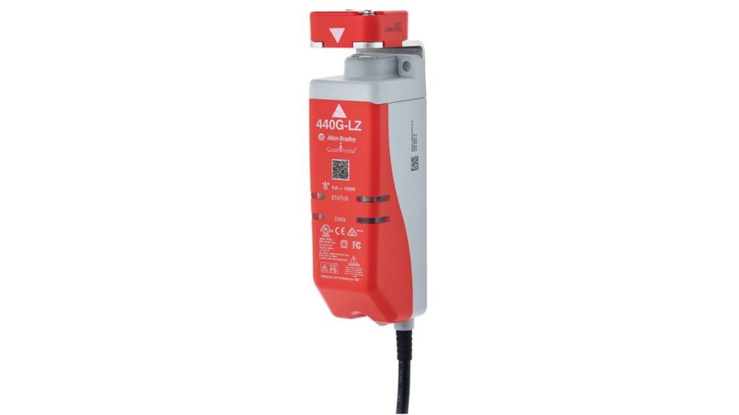 Allen Bradley Guardmaster 440G-LZ Magnet-Verriegelungsschalter, Entriegelt bei Spannung, 24V dc inkl.Betätiger, Standard