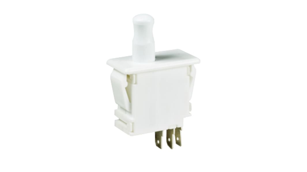 Ajtó mikrokapcsoló, Süllyesztőzár, SPDT, 125/250 V AC esetén 10 A, -40 → +85°C