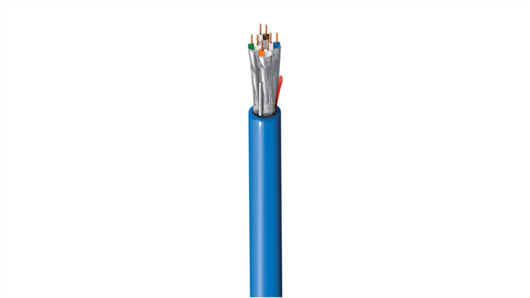 Belden1685ENH, 500m Cat6a, Grey, F/FTP Shielded, Unterminated LSZH Sheath