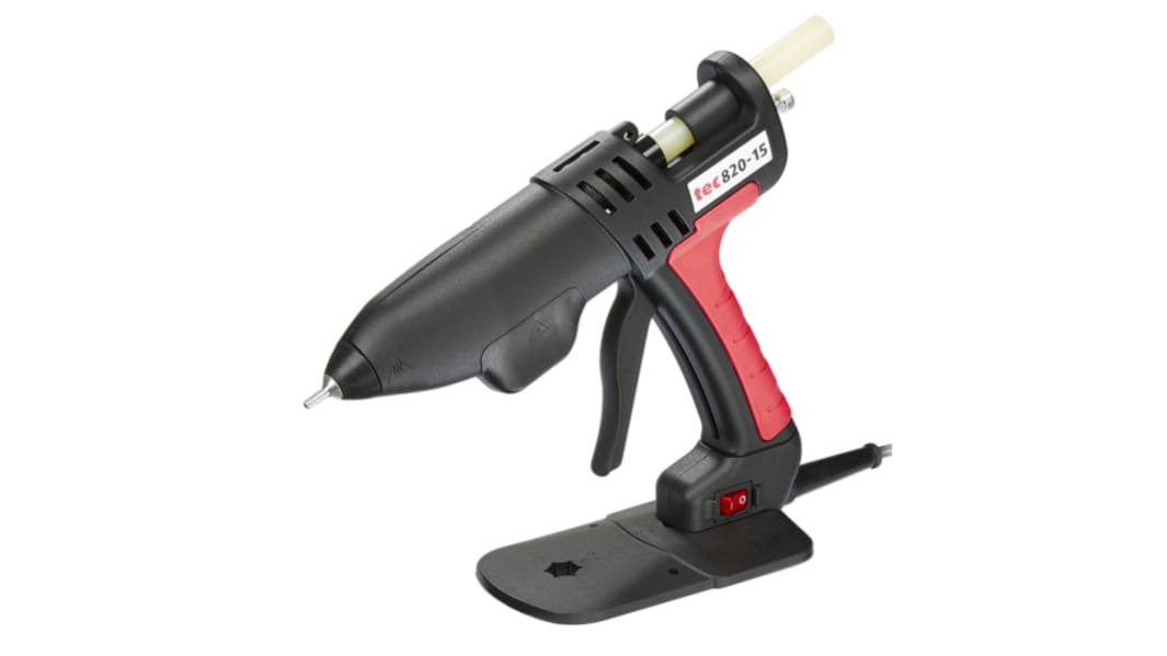 Power Adhesives Overtec 820 Netz Heißklebepistole, 300W / 230V für 15mm Klebesticks, UK-Netzstecker