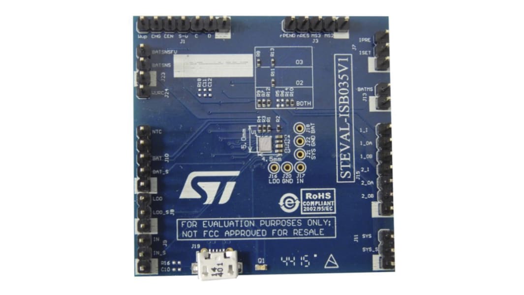 STマイクロ,  評価ボード, 評価ボード, バッテリ保護, STBC03 用, STEVAL-ISB035V1