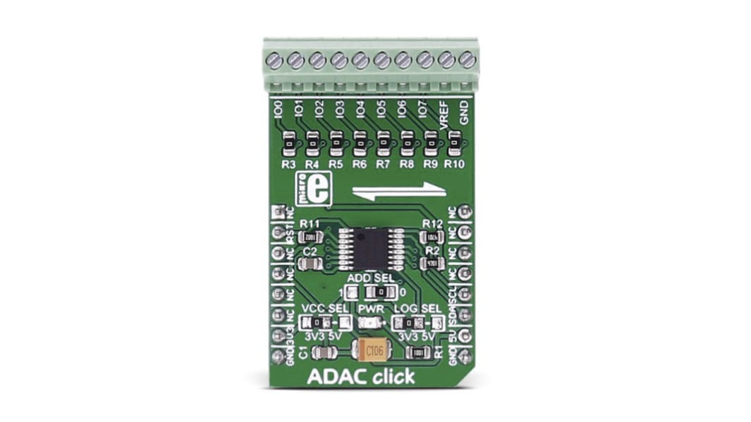 Kit di sviluppo ADC/DAC MikroElektronika