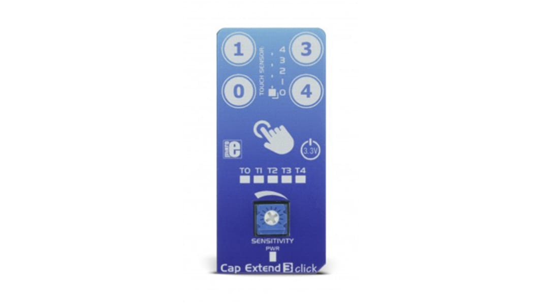 MIKROE-2883- Carte mikroBus Click MikroElektronika, MTCH105